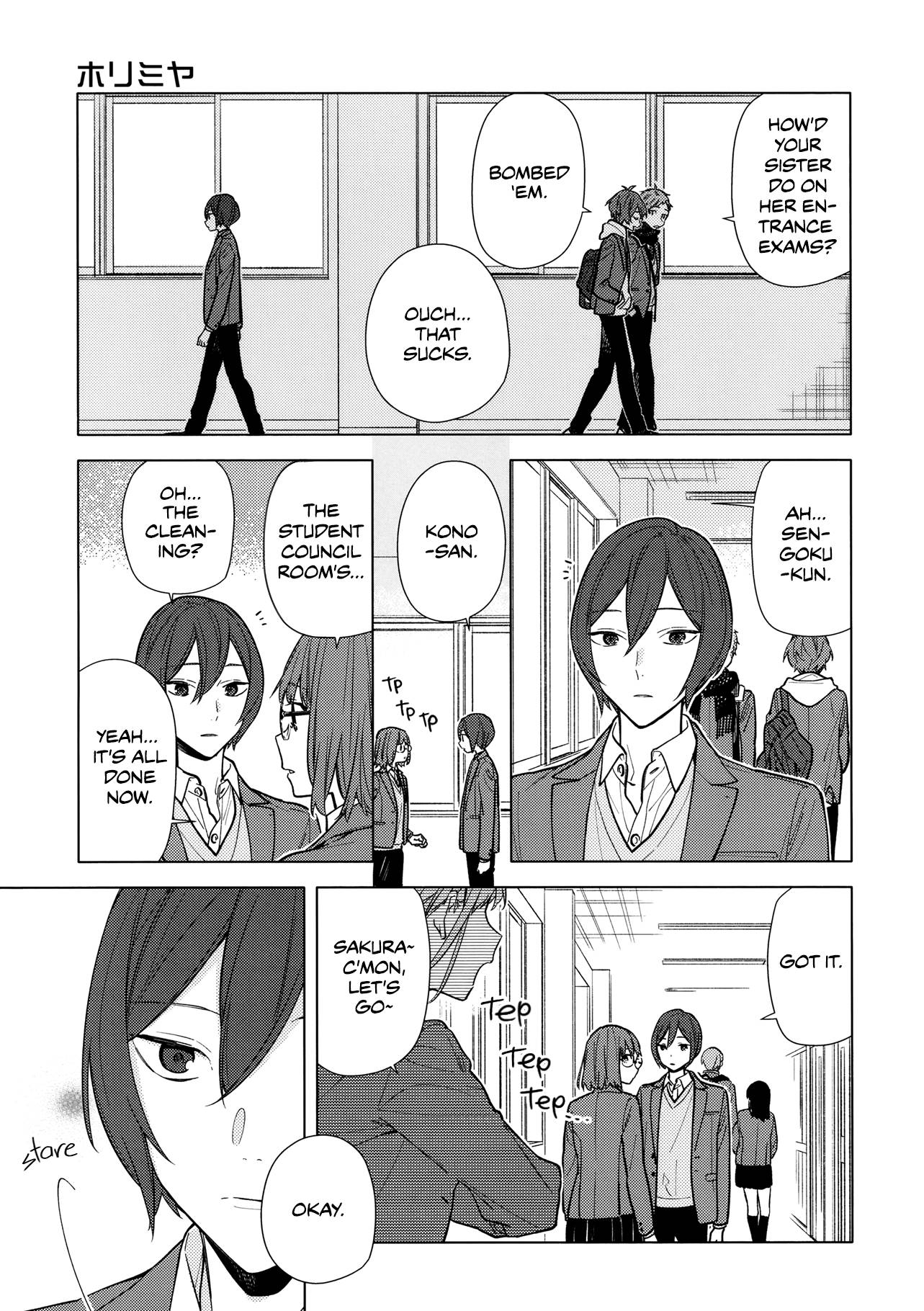 Horimiya, chapter 124