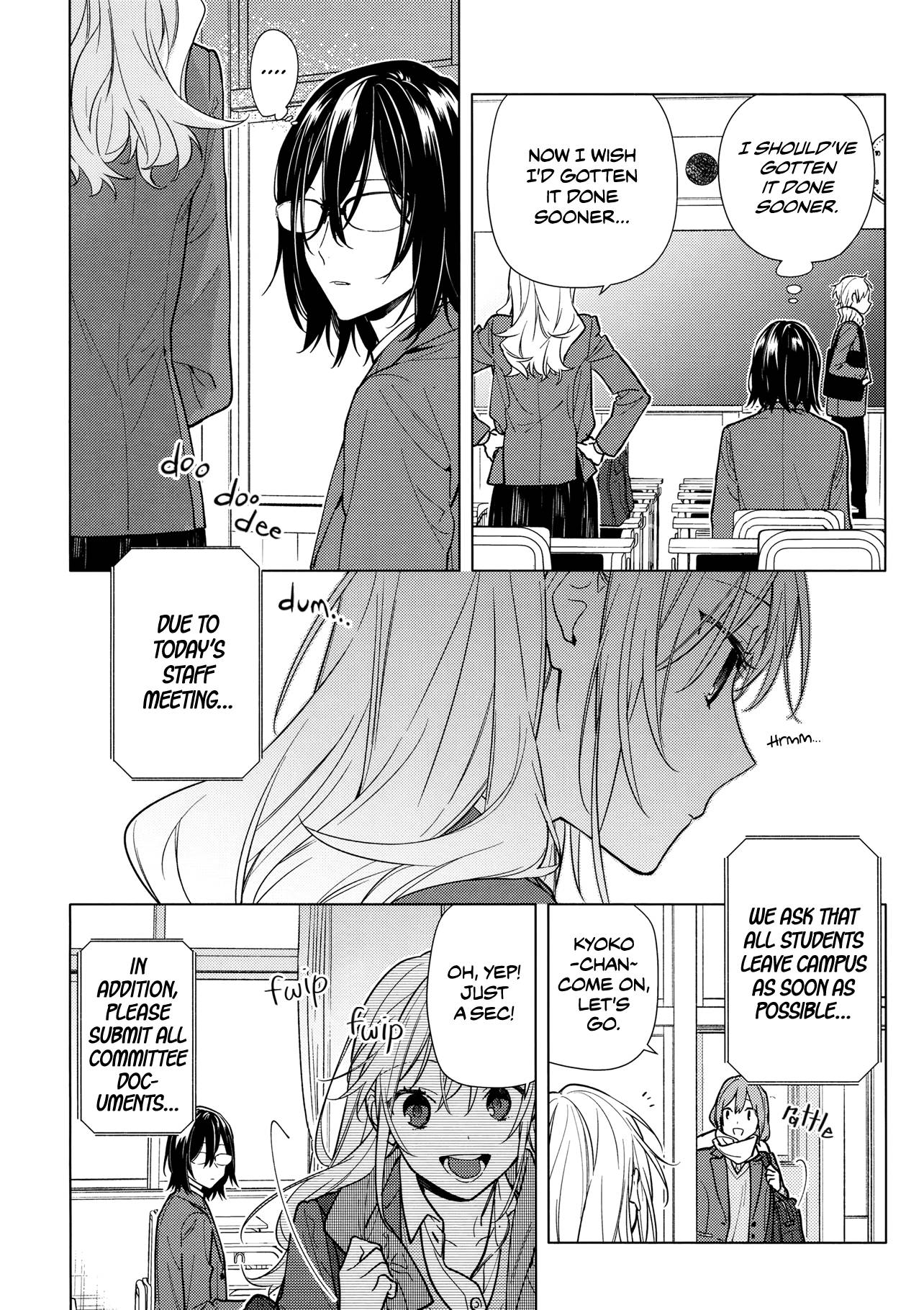 Horimiya, chapter 124