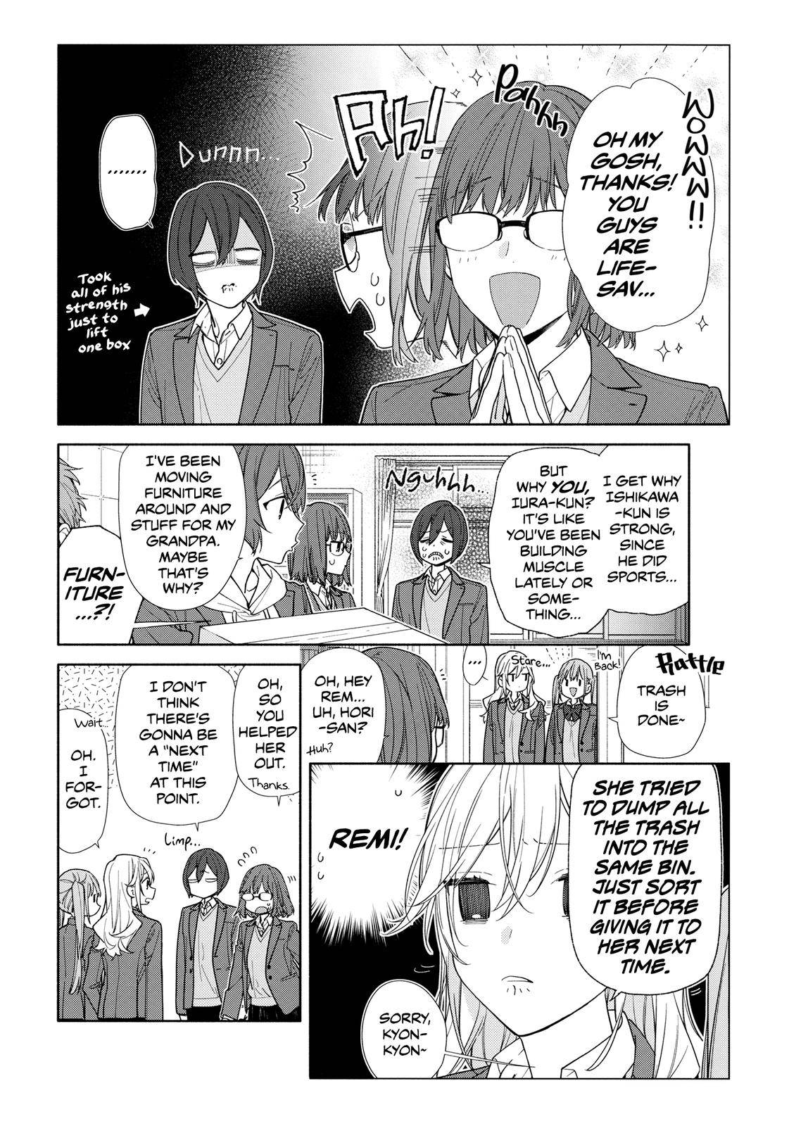 Horimiya, chapter 128