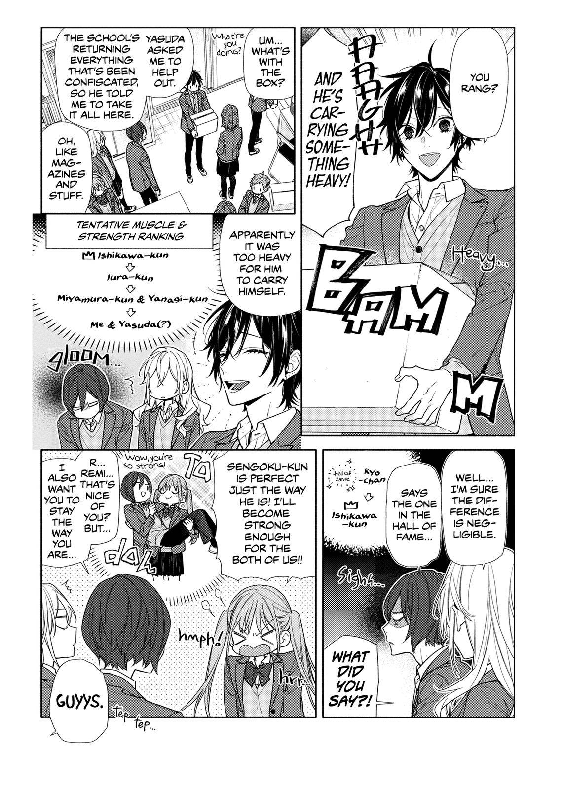 Horimiya, chapter 128