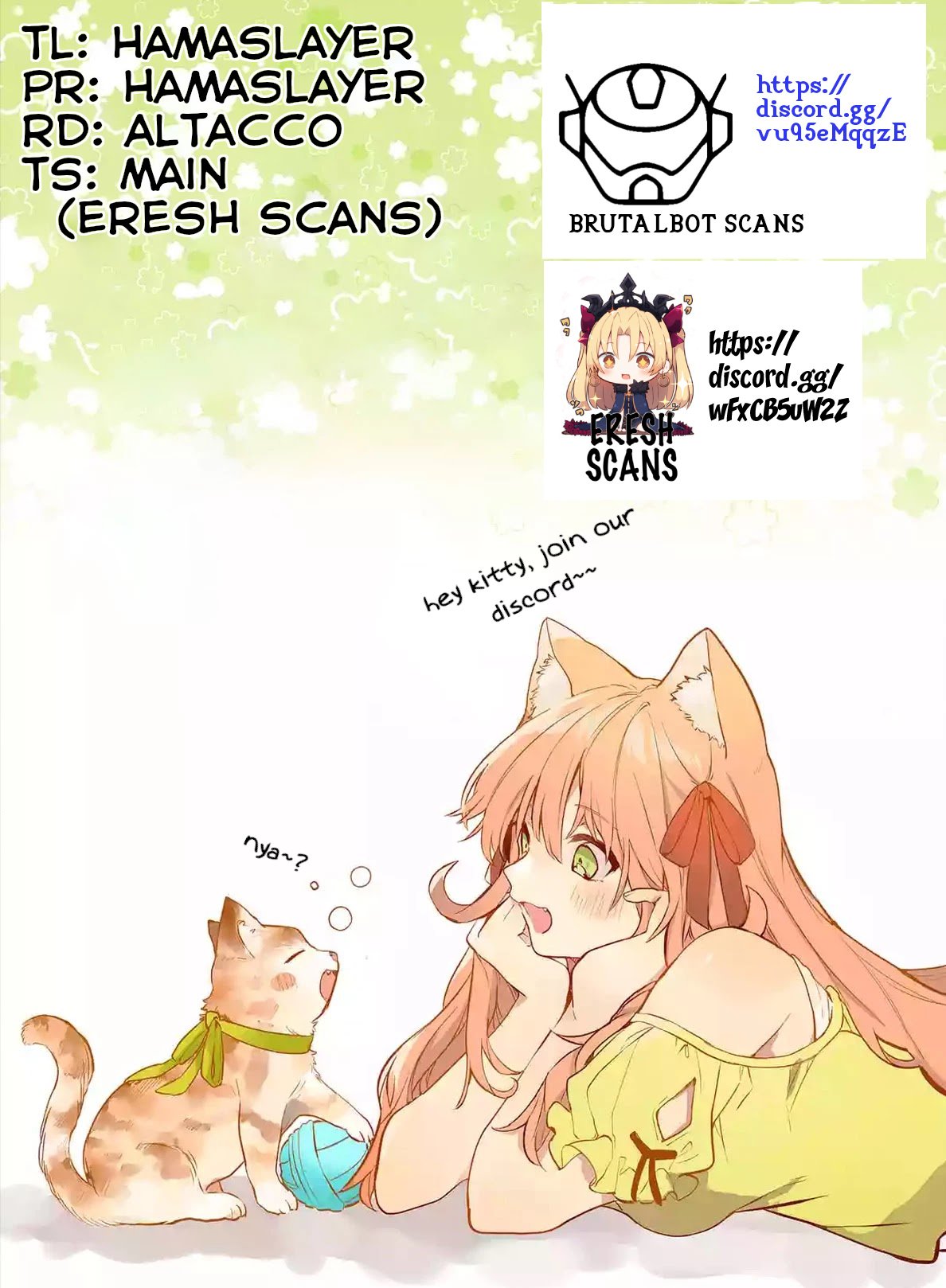 DISC] Yuusha Party wo Tsuihou Sareta Beast Tamer, Saikyou Shu Nekomimi  Shojo to Deau Ch. 59-60 The beast tamer who got kicked out from the hero  party, meets a cat girl from