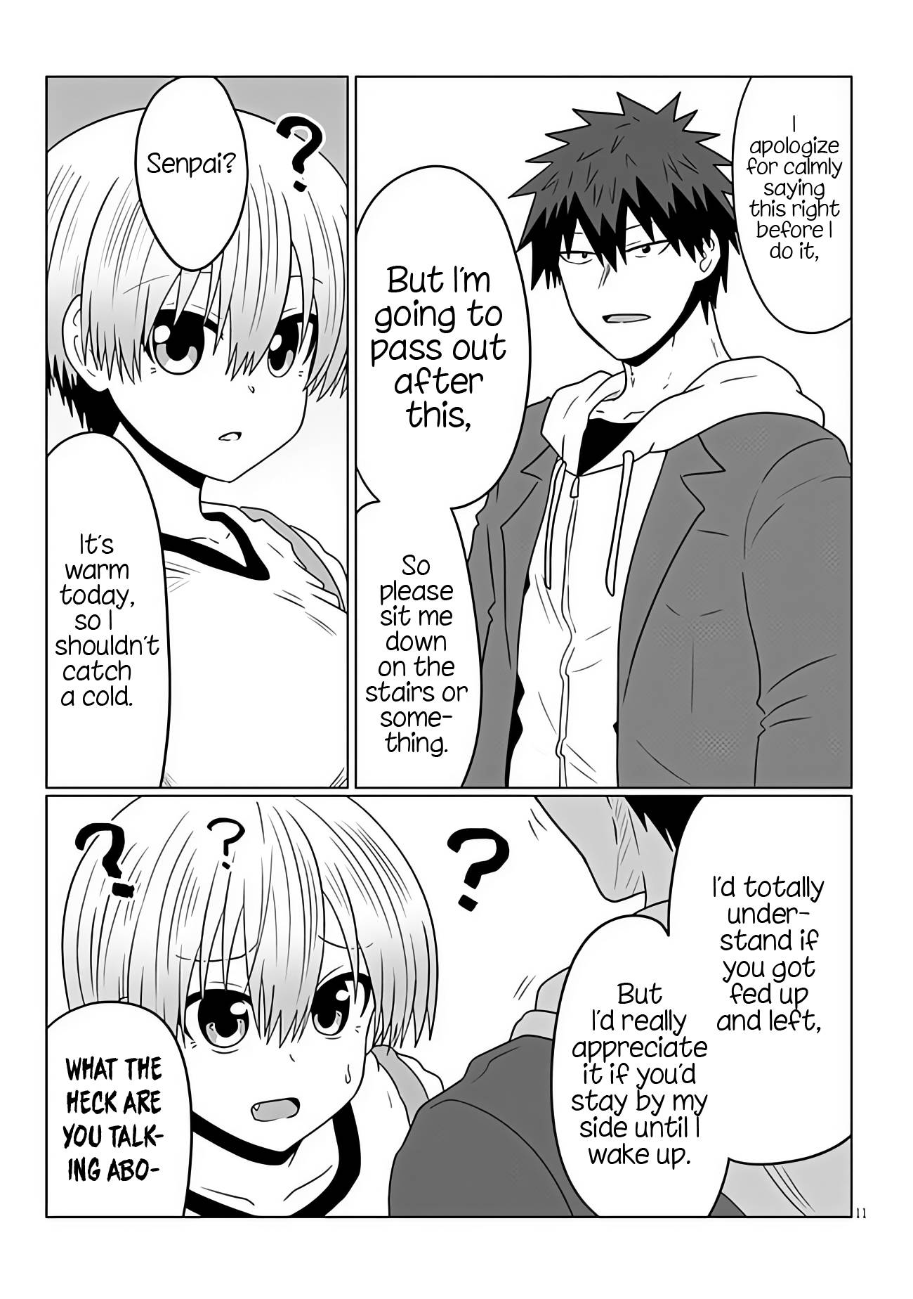 Uzaki-chan Wants to Hang Out!, Chapter 93