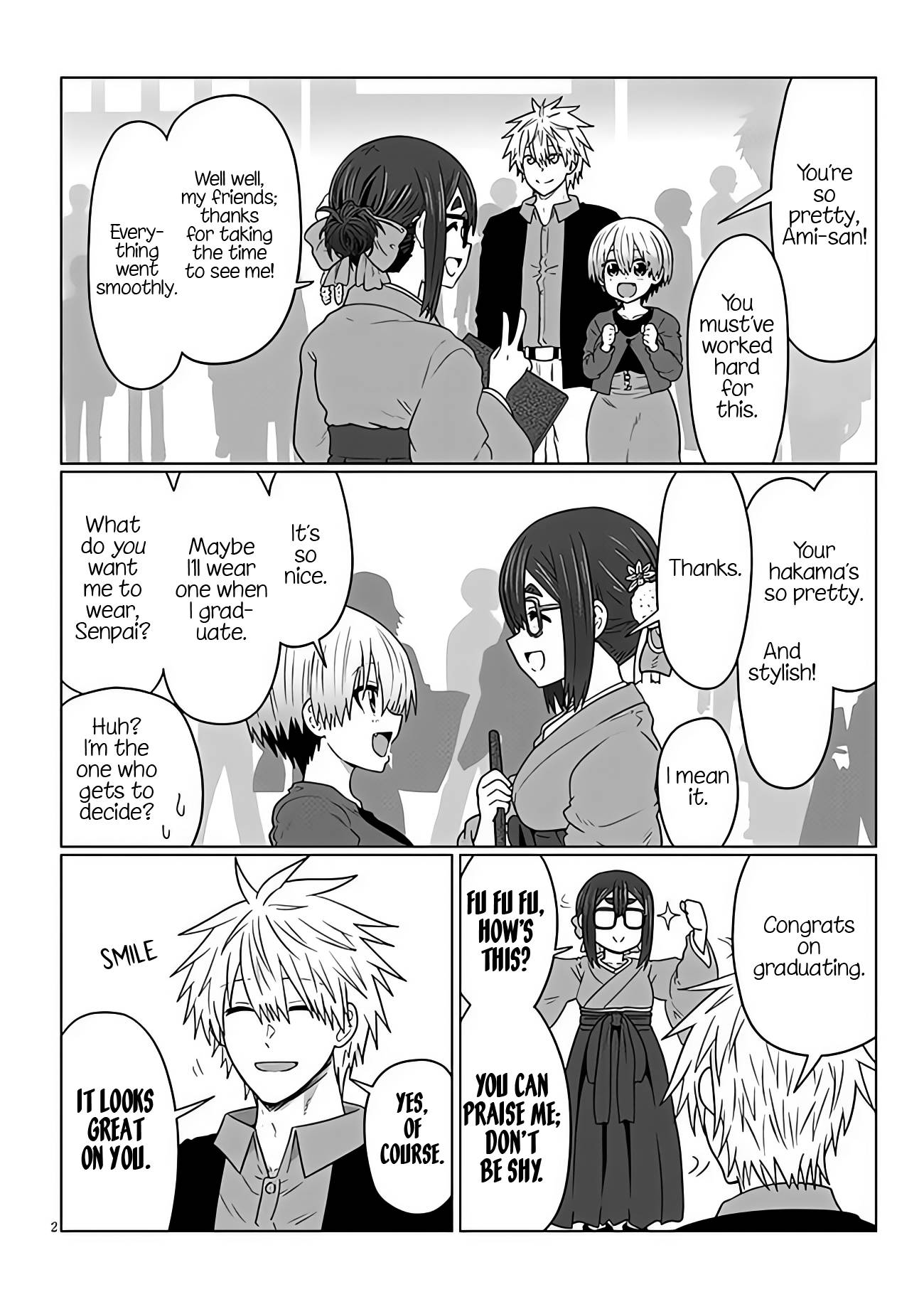 Uzaki-chan Wants to Hang Out!, Chapter 95