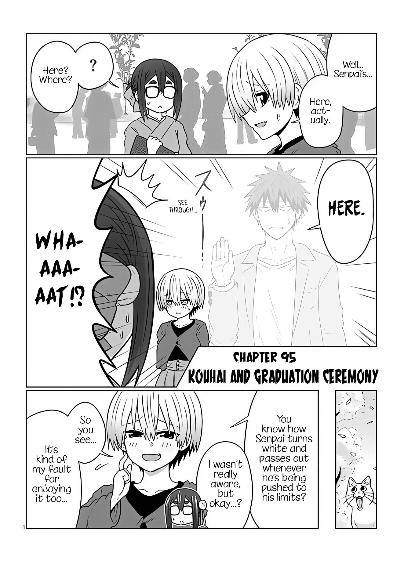 Uzaki-chan Wants to Hang Out!, Chapter 95