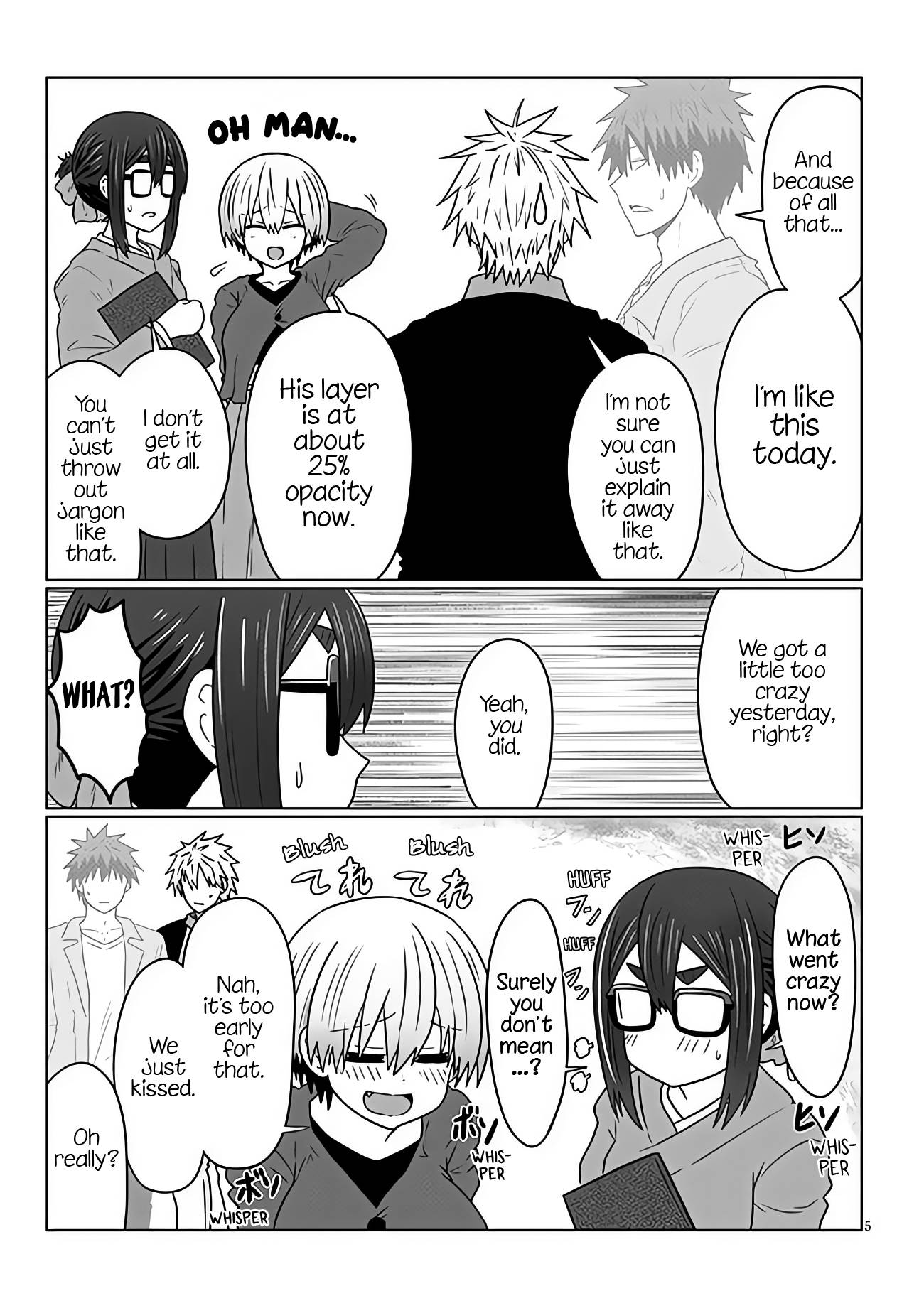 Uzaki-chan Wants to Hang Out!, Chapter 95