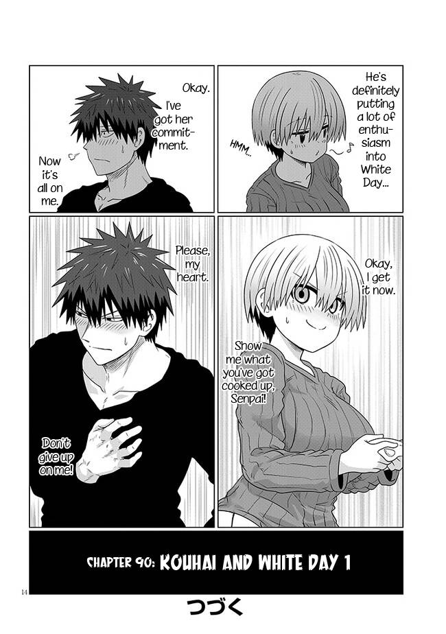 Uzaki-chan Wants to Hang Out!, Chapter 90