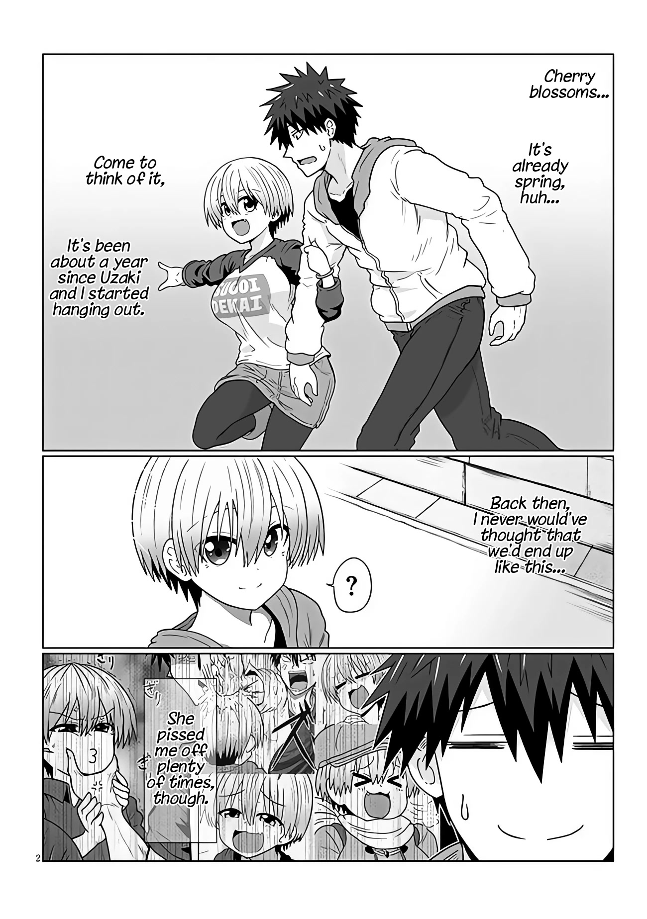 Uzaki-chan Wants to Hang Out!, Chapter 94