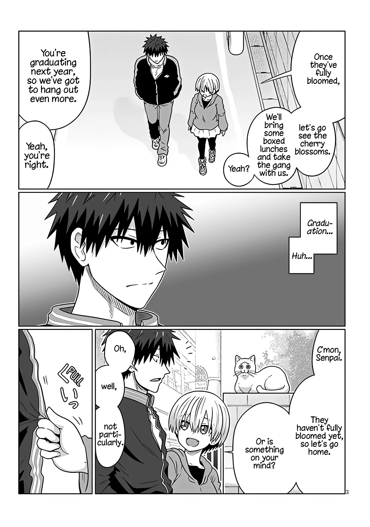 Uzaki-chan Wants to Hang Out!, Chapter 94