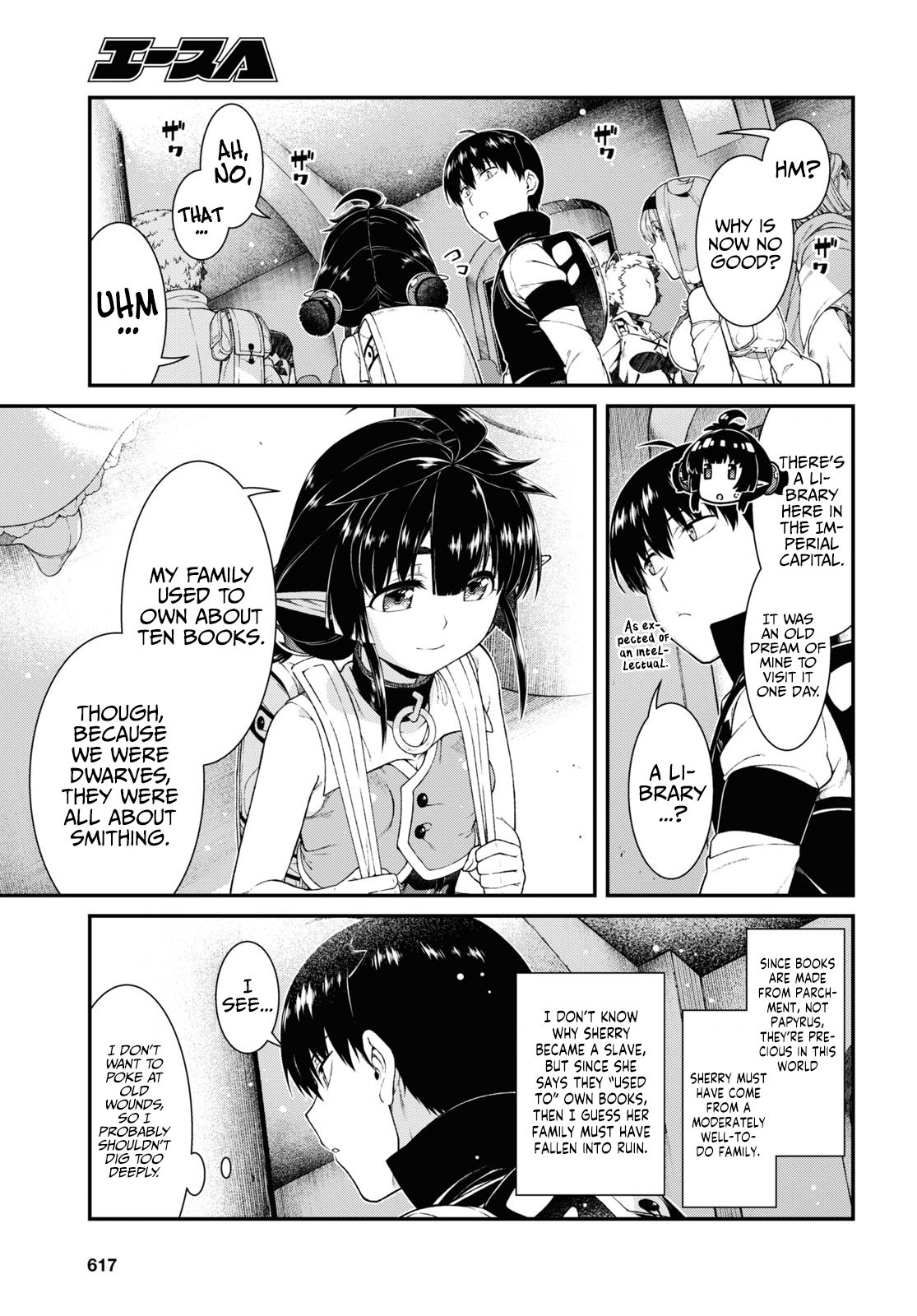 Isekai Meikyuu de Harem o, chapter 56