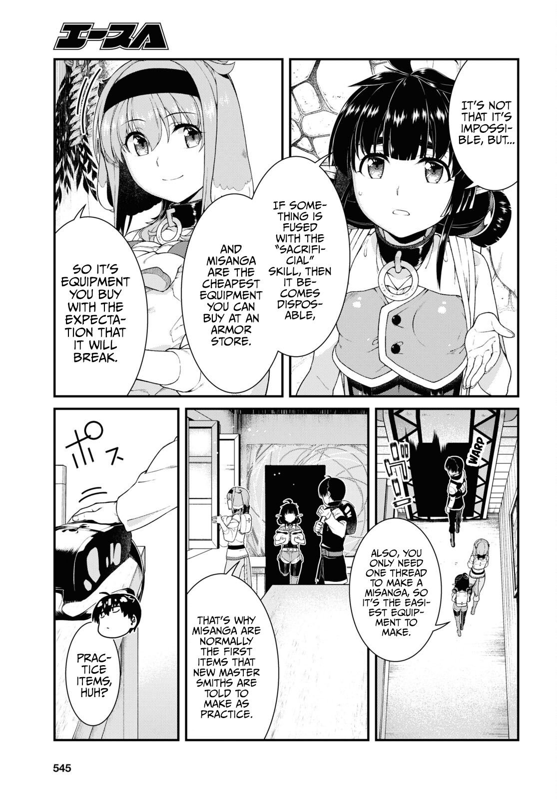 Isekai Meikyuu de Harem o, chapter 58