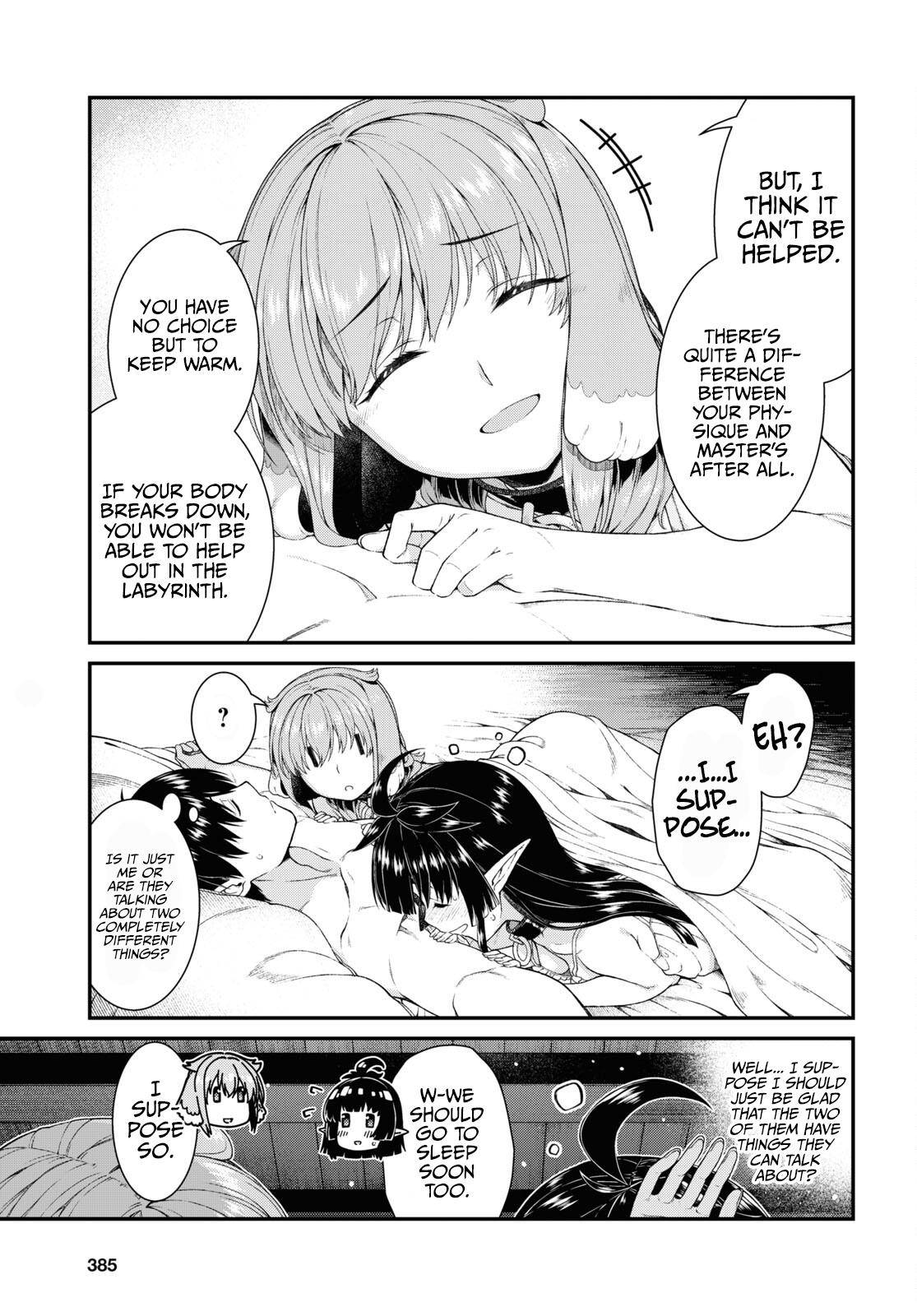 Isekai Meikyuu de Harem o, chapter 61