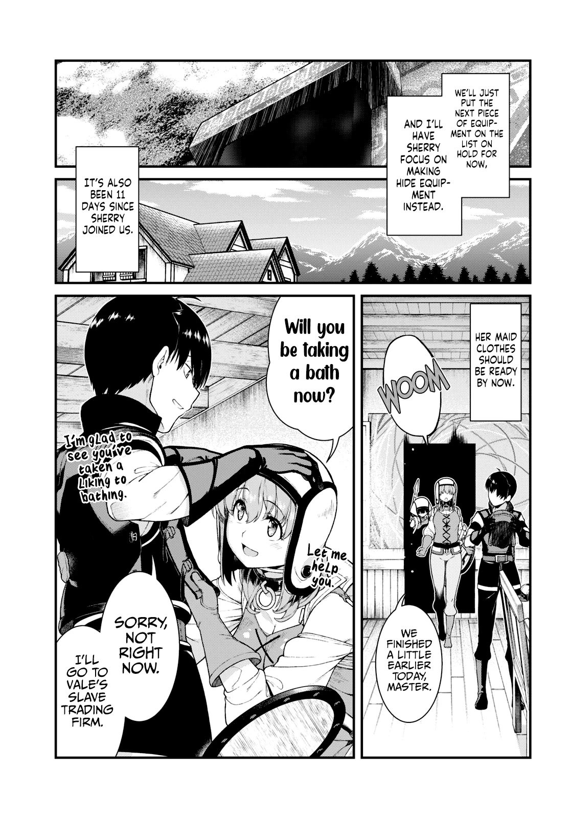 Isekai Meikyuu de Harem o, chapter 71