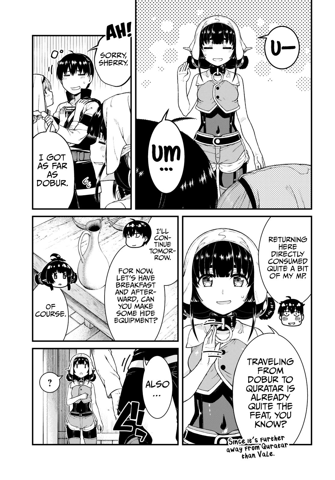 Isekai Meikyuu de Harem o, chapter 71