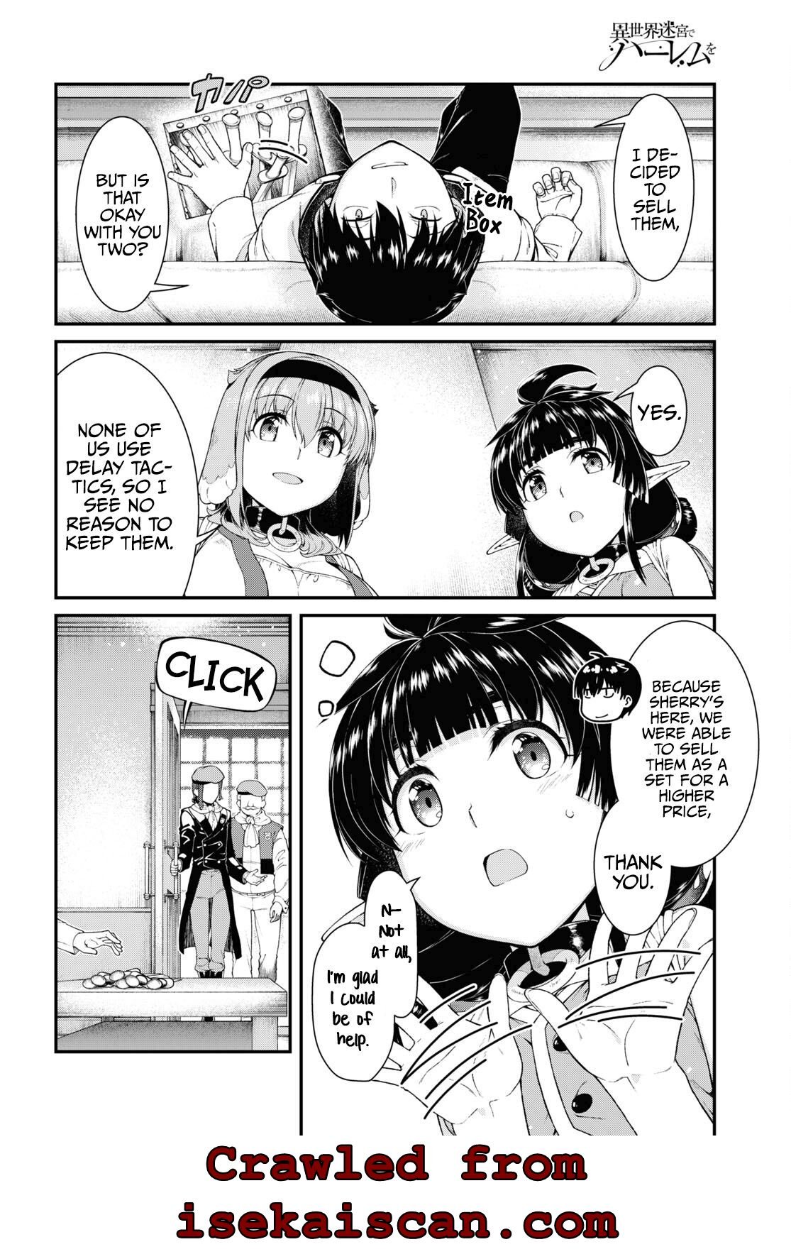 Isekai Meikyuu de Harem o, chapter 57