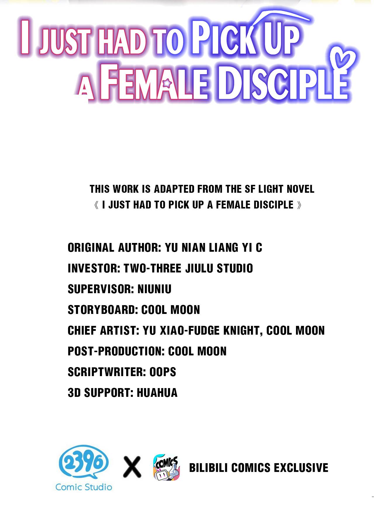 Read I Just Had To Pick Up A Female Disciple Manga English [new