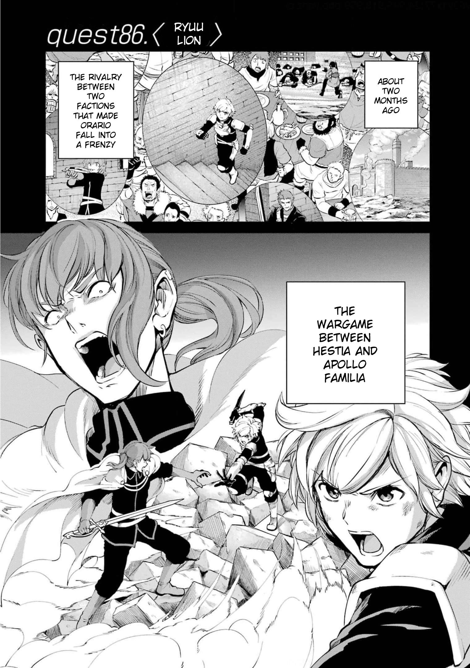 Dungeon Ni Deai Wo Motomeru No Wa Machigatteiru Darou Ka II Manga