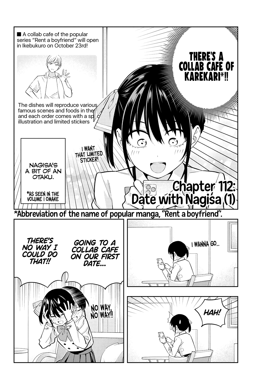 Read Kanojo Mo Kanojo Chapter 82: Her Determination (3) on Mangakakalot