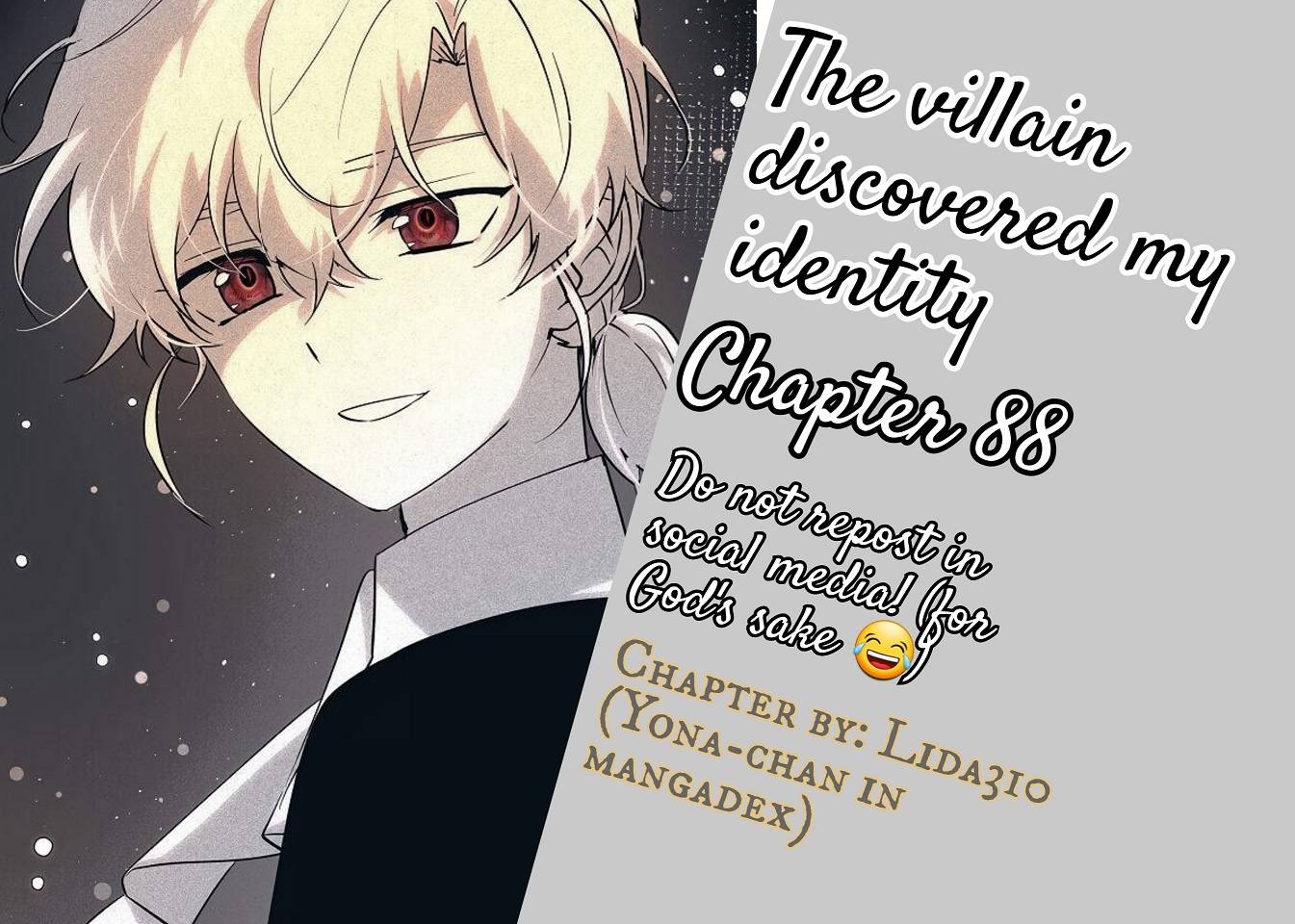 The Villain Discovered My Identity, Chapter 88