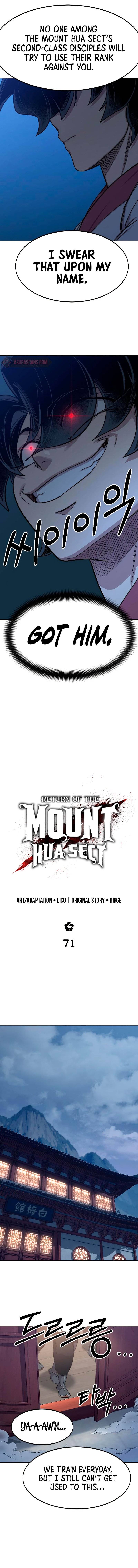 Return of the Mount Hua Sect, Chapter 71